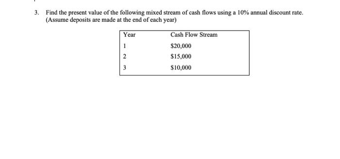 the next column over. Use the financial functions in Excel to solve.