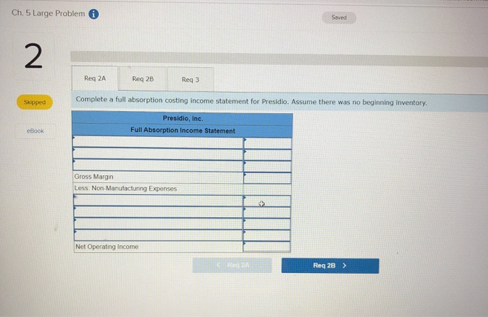 Presidio Inc's most recent year of operations. Skipped eBook Number of units