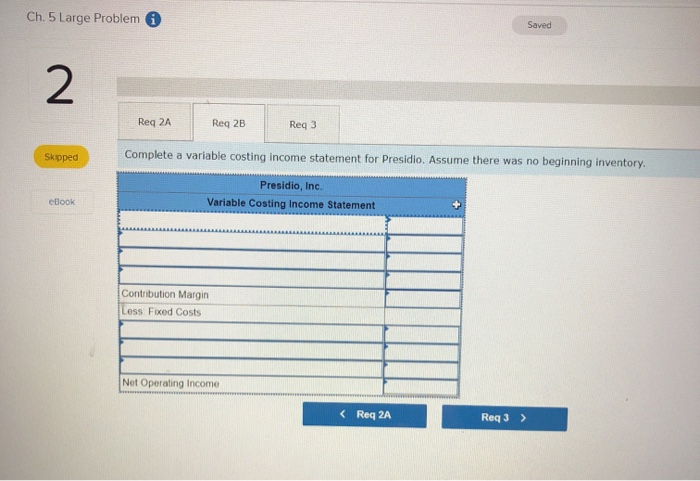 produced 2,900 Number of units sold 1,750 Sales price per unit 5