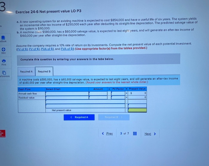 system for an existing machine is expected to cost $854,000 and have
