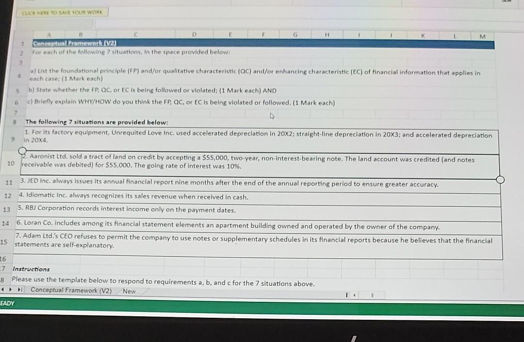  CHERE TO SAVE YOUR WORK F G H M 1 D