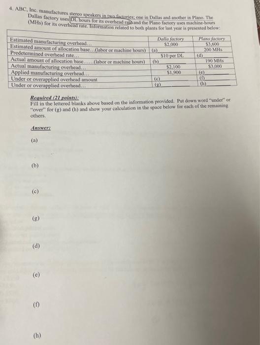 can someome help me with this problem? please fill out all blanks!