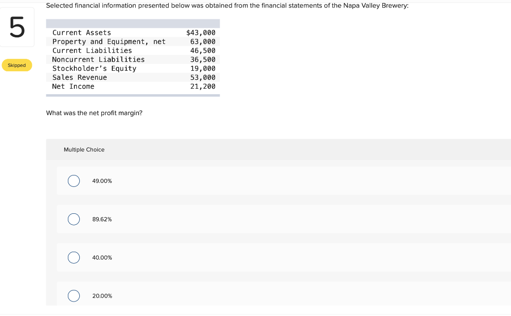 the following information: 2 Sales Revenue Ending inventory Cost of Goods Sold
