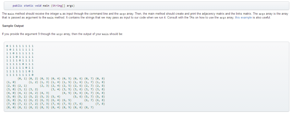 lab you will be writing your first Java methods. Declare them all