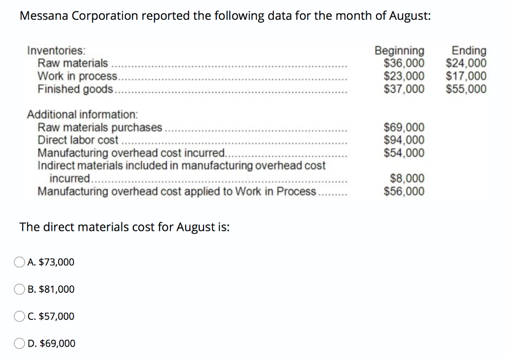 The job had been charged with $3,400 of direct materials, $4,640 of