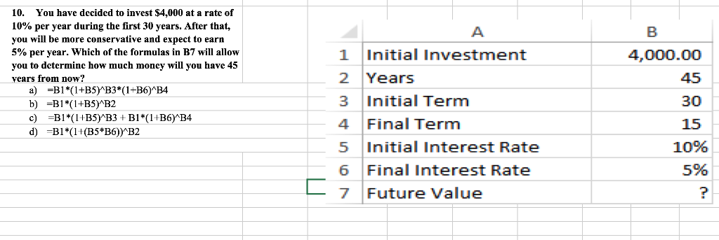  a circular error results when a formula refers to: a) a