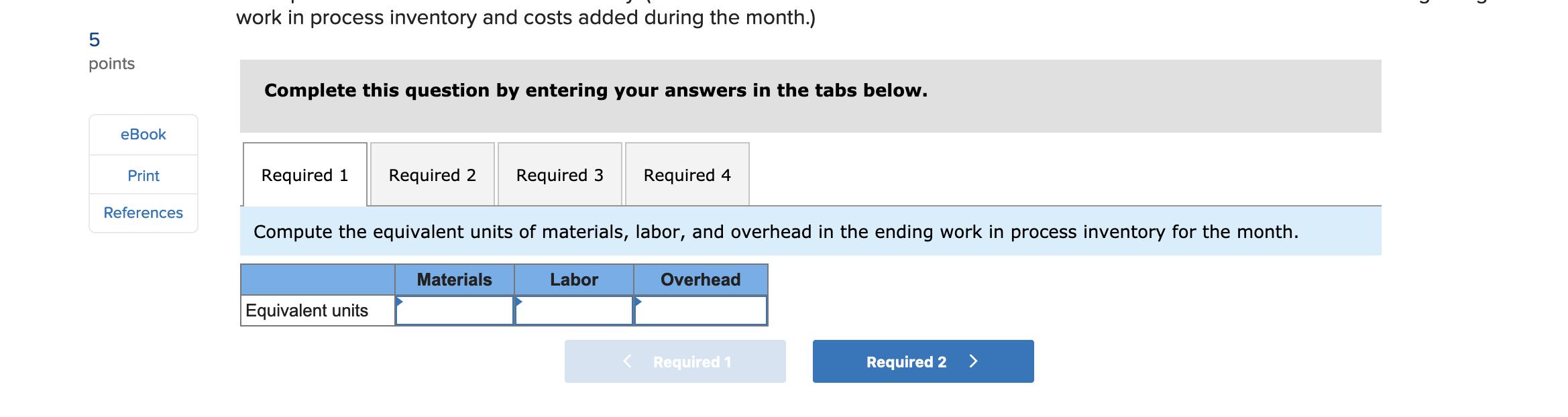 LO5-5] points Superior Micro Products uses the weighted-average method in its process