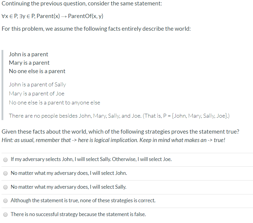  Continuing the previous question, consider the same statement: WXEP, 3y EP,