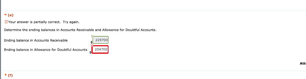 of the current period, Rose Corp. had balances in Accounts Receivable of