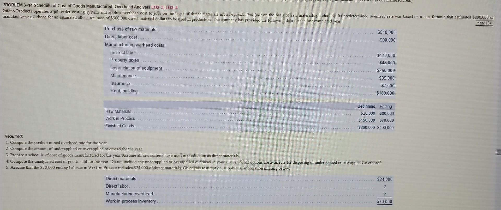 Please assist and show work if able. Thank you. PROBLEM 3-14