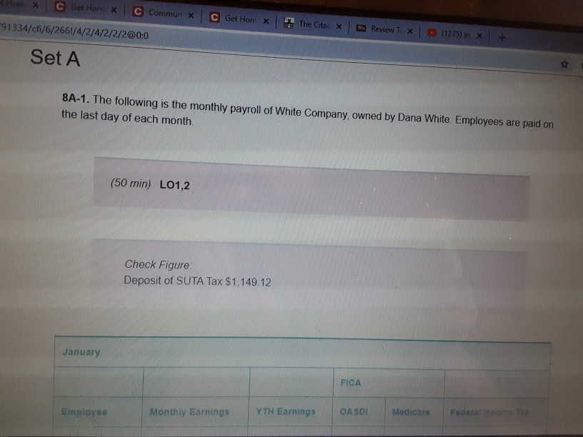  8 A 1 please do in journal form and do not