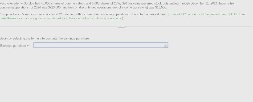  Faccio Academy Surplus had 45,000 shares of common stock and 3,000