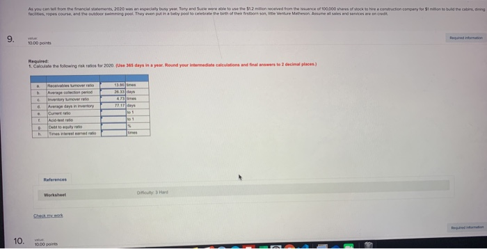 balance sheet data for Great Adventures, Inc., are provided below. GREAT ADVENTURES,