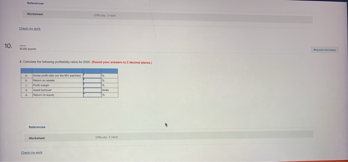 INC. Income Statement For the Year Ended December 31, 2020 Revenues Service