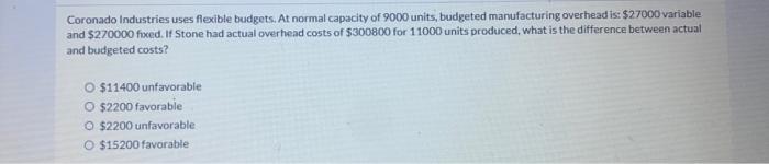 the following manufacturing overhead costs: A flexible budget prepared at the 80000