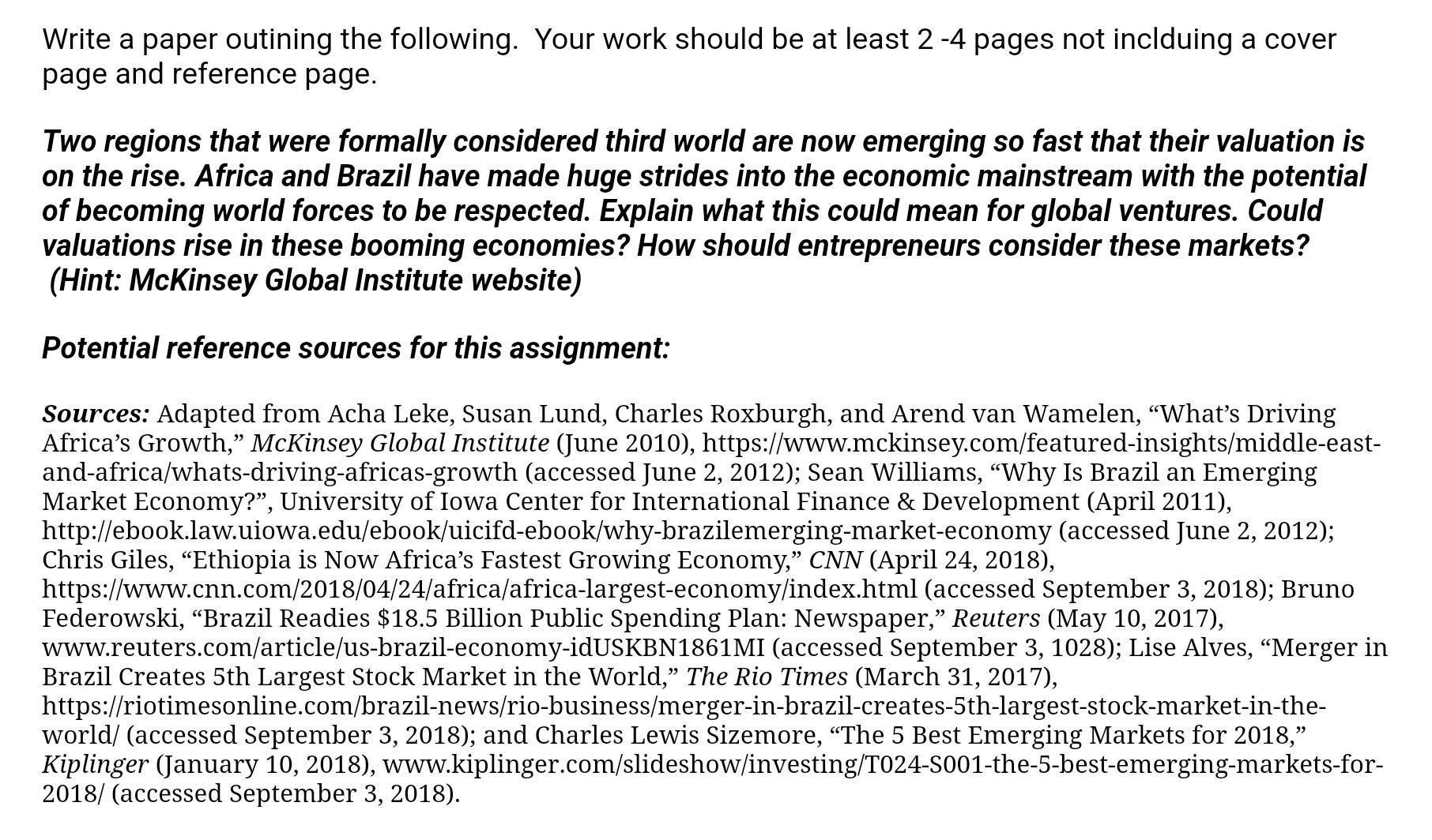  Write a paper outining the following. Your work should be at