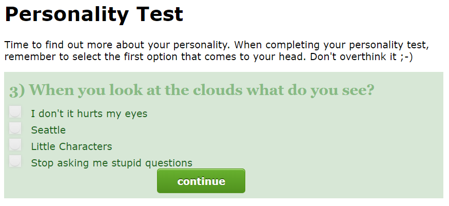 this photo below : When the user clicks continue, they will see