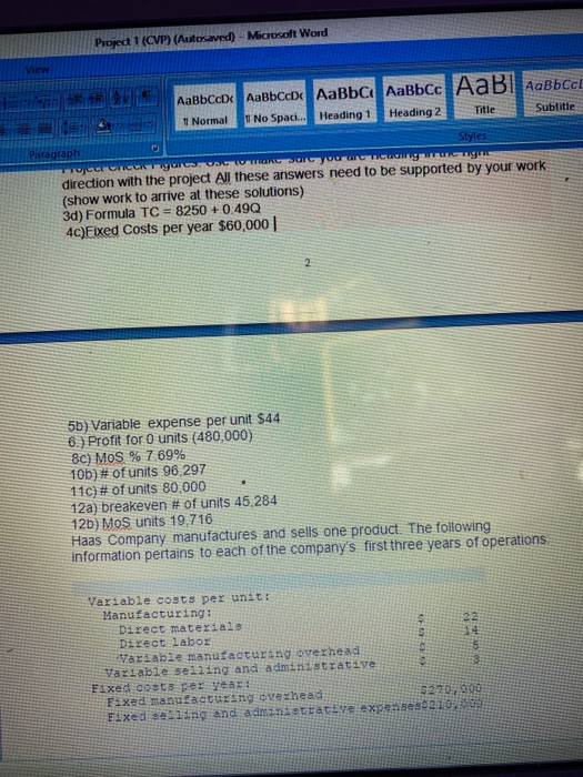 No Spaci... Heading 1 Heading 2 Title Subtitle Paragraph Styles 6) Complete