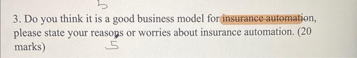  3. Do you think it is a good business model for
