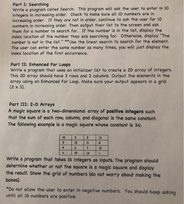  PLEASE COMPLETE ACTIVITIES 2 and 3. Please follow the instructions carefully!