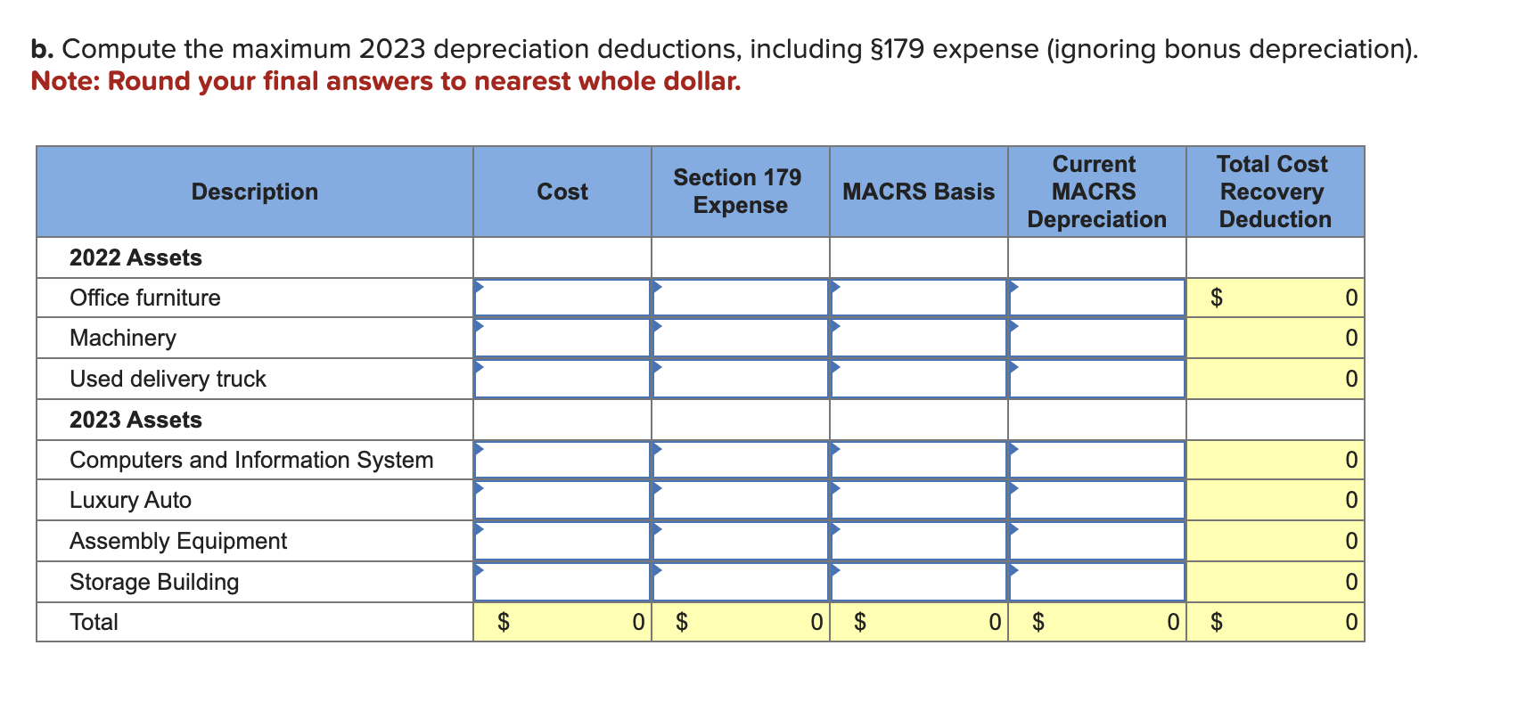 \begin{tabular}{|c|c|c|} \hline \multicolumn{3}{|c|}{ Depreciation Rate for Recovery Period } \\ \hline &