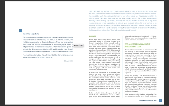  please type your response Suppose the audit partner met with the