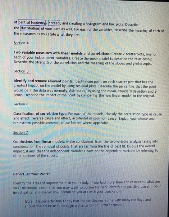 The goal of this culminating statistics project is to identify the factors