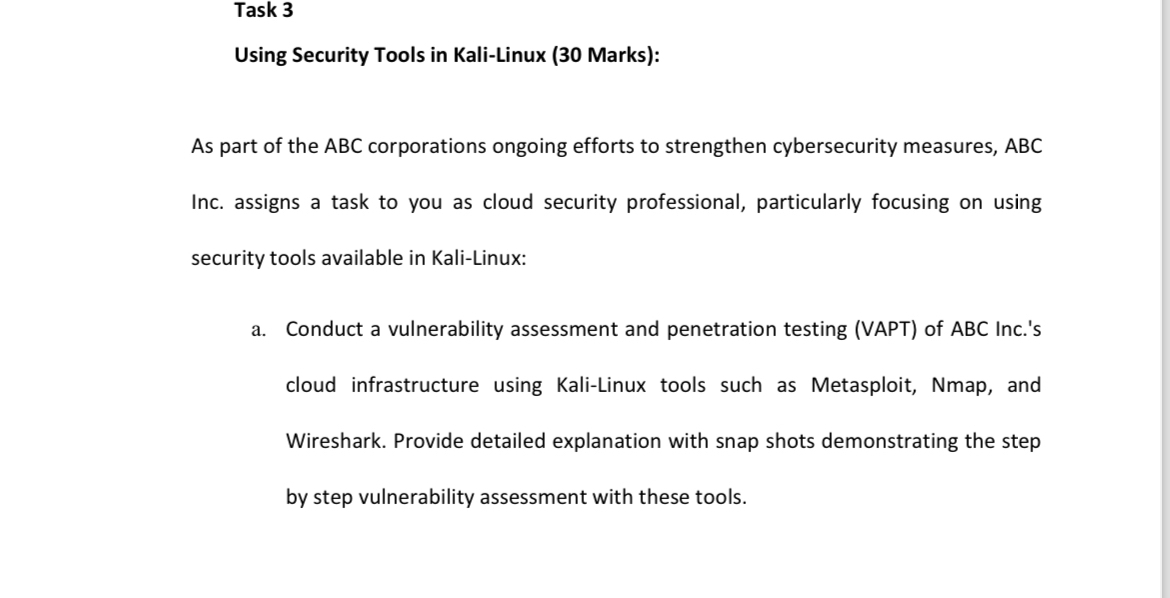  Assignment ObjectiveBackground: ABC Corporation, a global e-commerce company, has recently migrated