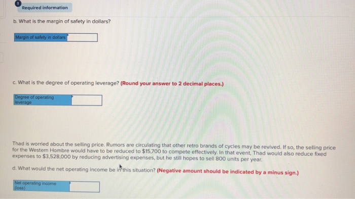with a ? below Review Problem: CVP Relationships Compute the CM ratio