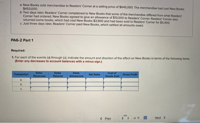applies to the questions displayed below.) The transactions listed below are typical
