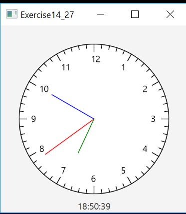 Detailed Clock (same as Programming Exercise 14.27, page 591) Modify the ClockPane