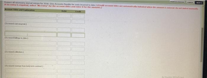 a contract price of $1,632,000. The job was completed in 2019. The