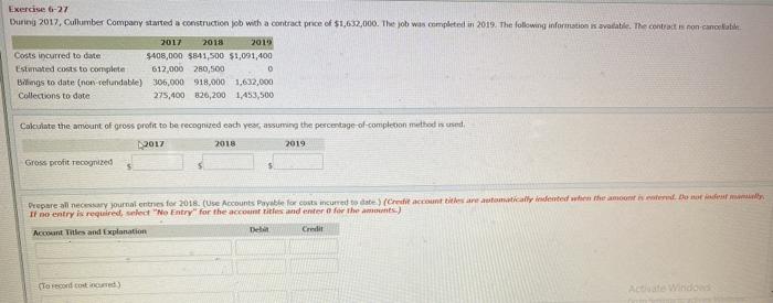 date $108,000 $341,500 51,091,400 Estated costs to complete 612,000 280,500 0 Billings