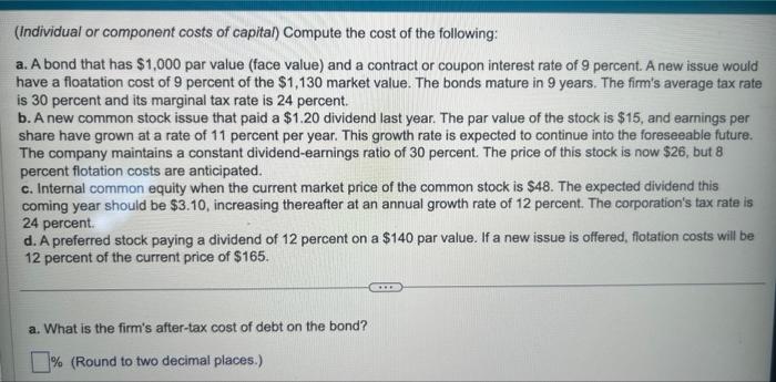 please show step by step answer for questions a, b, c, and