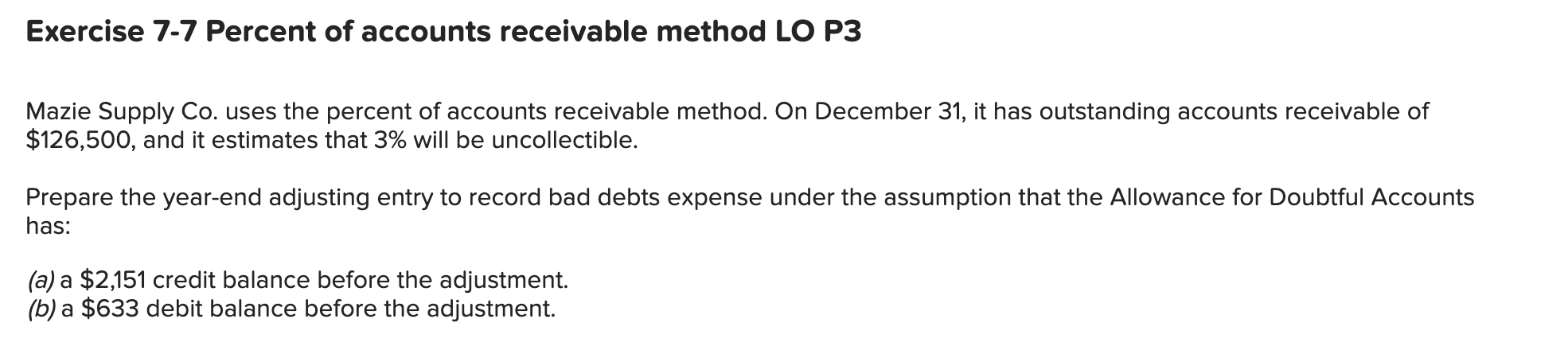 IMPORTANT: Please include all calculations so that I can fully understand how