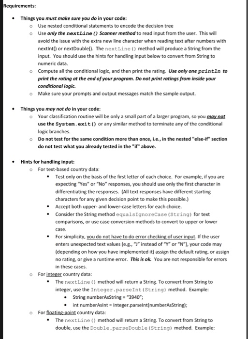 application for an investment company that needs to categorize investment opportunities for