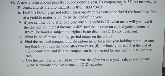 pls provide all work and dont do it on excel 44. A