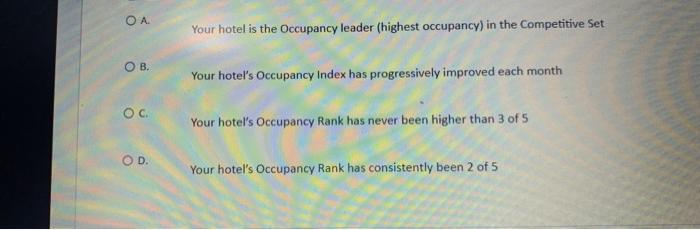 from a Monthly STAR Report, answer the following que Which of the