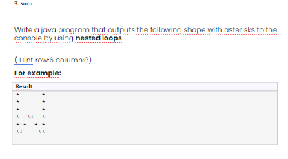 By using Java OOP language please solve the question below, also please