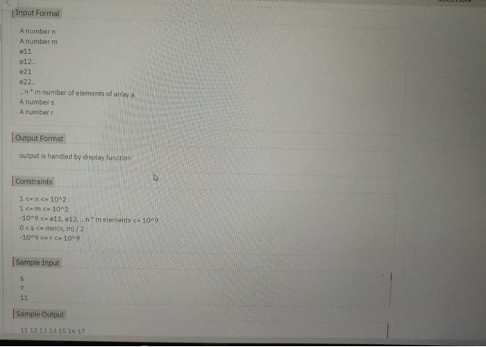 Check Solution later Click here to read editorial 1. You should first