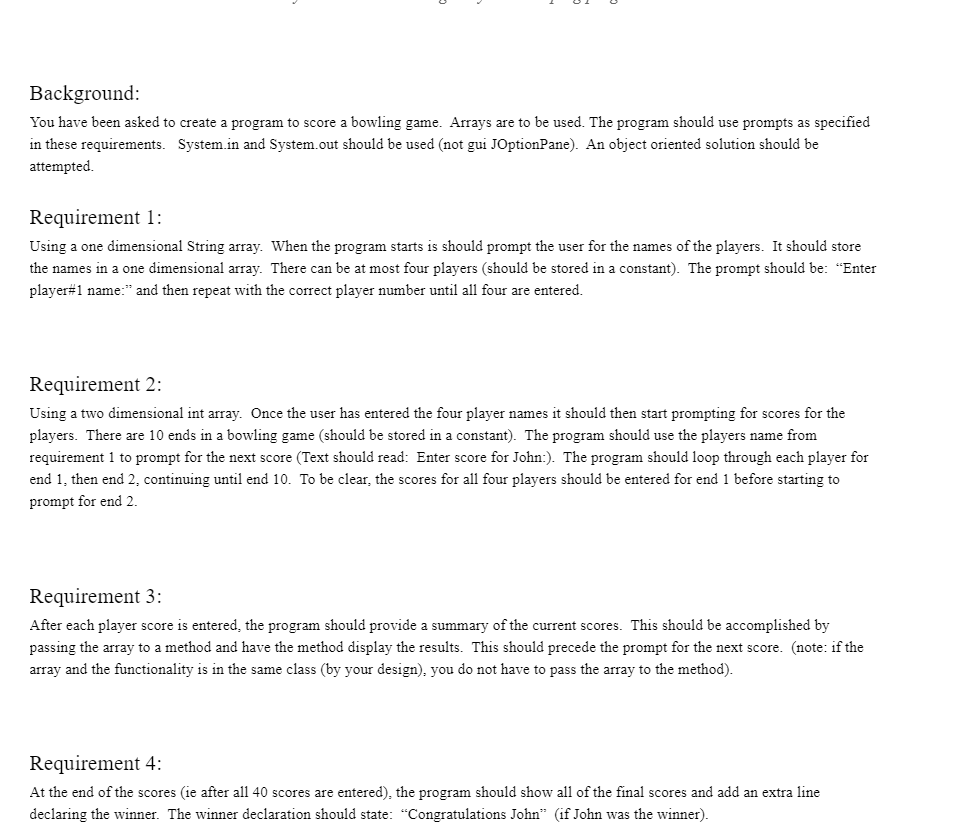 user: Current Score | 32 12 15 Joe Steve 17 25 12