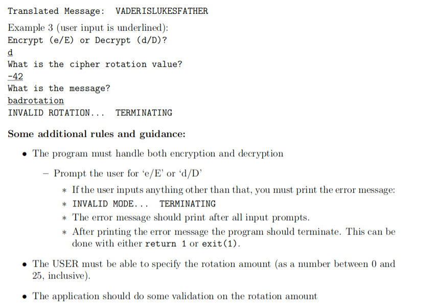 (a cipher text) off the ship and to our resources on the