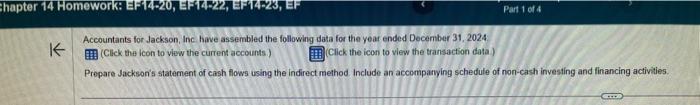 of Cash Flowi Year Ended Decambier 31, 2024 Cash Flaws from Operating