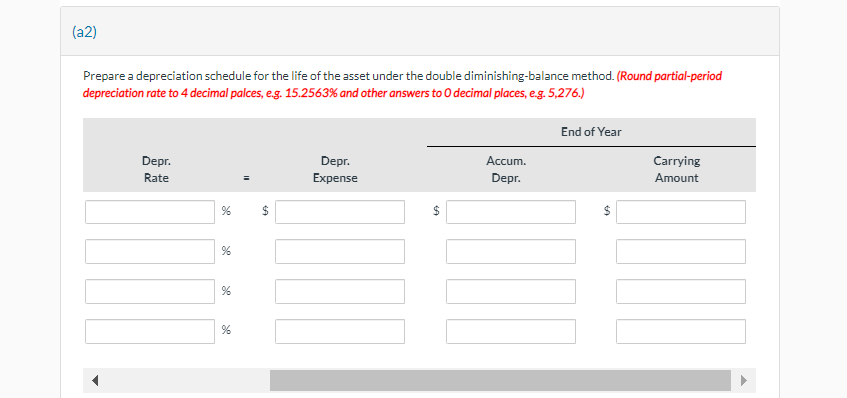 Enterprises purchased equipment for $132,000. The company expects to use the equipment