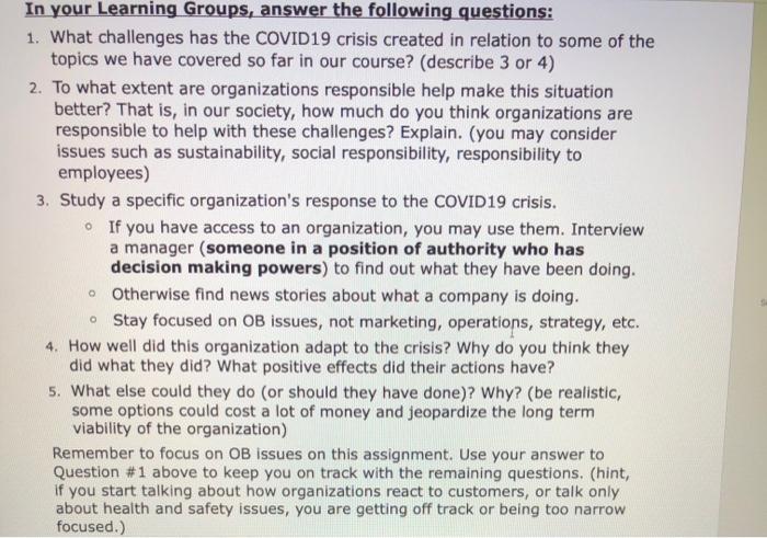 your response to the questions below. The answer should be detailed (approx.