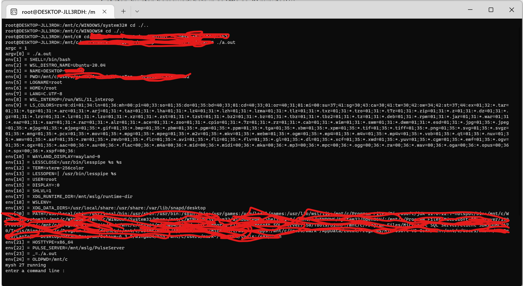 code below? Main.c Main.c Instructions Output: \#include fcntl.h char gpath[128]; // hold