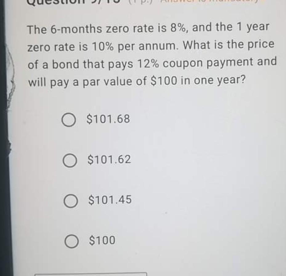 margin account O Maintenance margin O Initial margin O Variation margin None