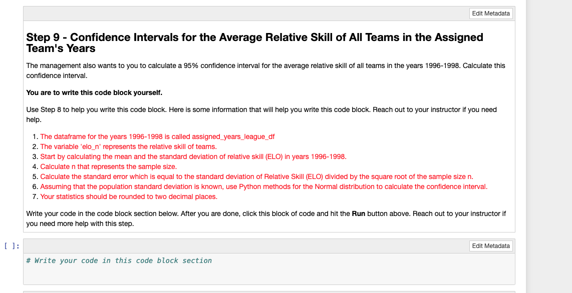 Step 9- Confidence Intervals for the Average Relative Skill of All