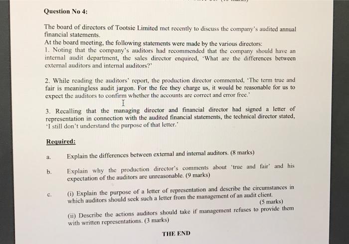  only b and c , quickly please fast Question No 4: