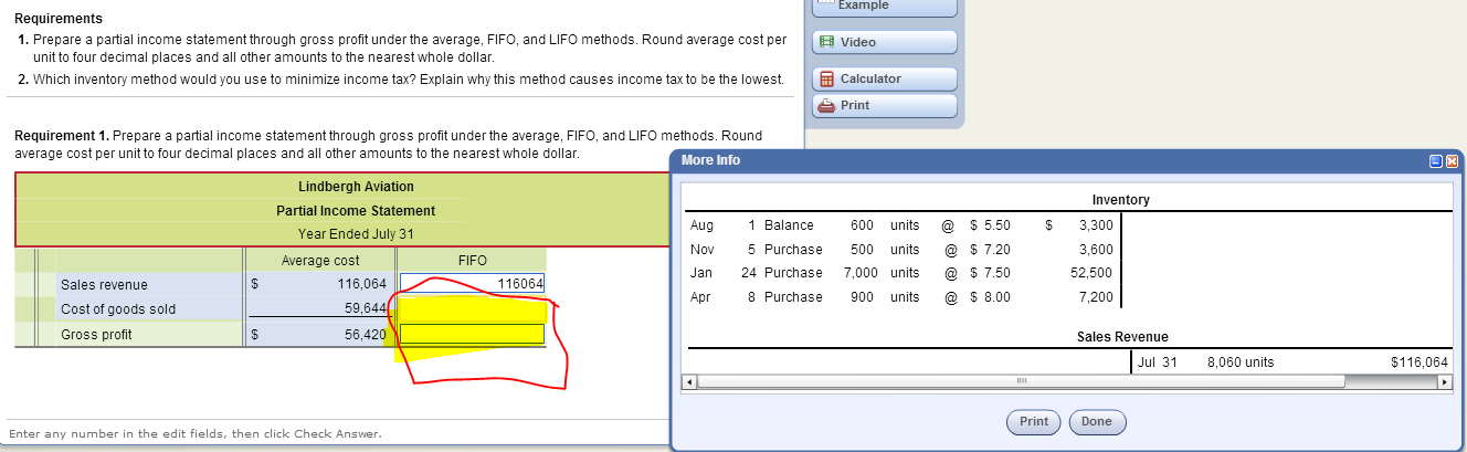 I need help with the below problem I highted the area of